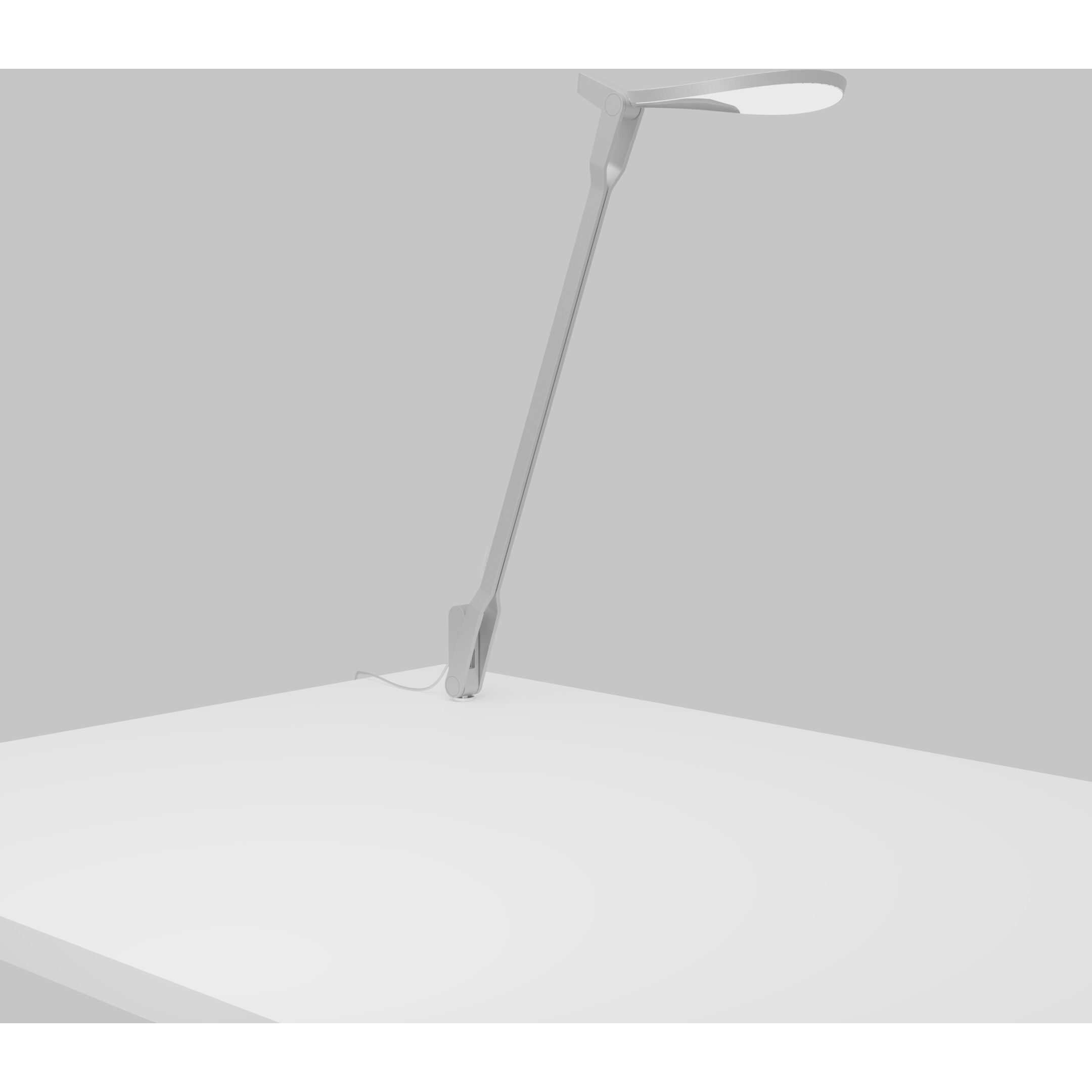 Splitty 16.05 inch 7.00 watt Silver Desk Lamp Portable Light, Through-Table Mount